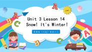 英语六年级上册Lesson 14 Snow! It's Winter!完美版课件ppt