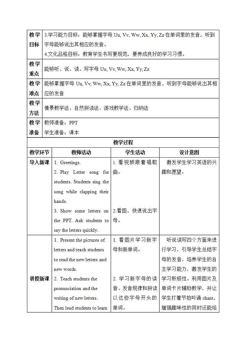 【核心素养目标】人教版PEP小学英语 三年级上册 Unit 6 Happy birthday Part A Letters and sounds课件+教案+练习(含教学反思和答案)02
