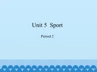 沪教版（三年级起点）小学四年级英语下册 Unit 2 Unit 5  Sport   课件1