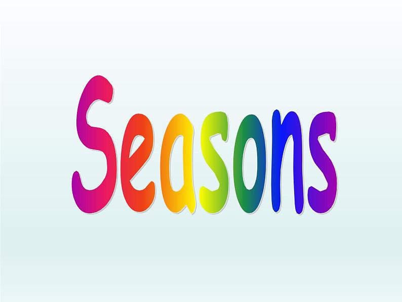 牛津上海版(试用本)小学一年级英语下册 Unit 3 Unit 1 Seasons 课件1第1页