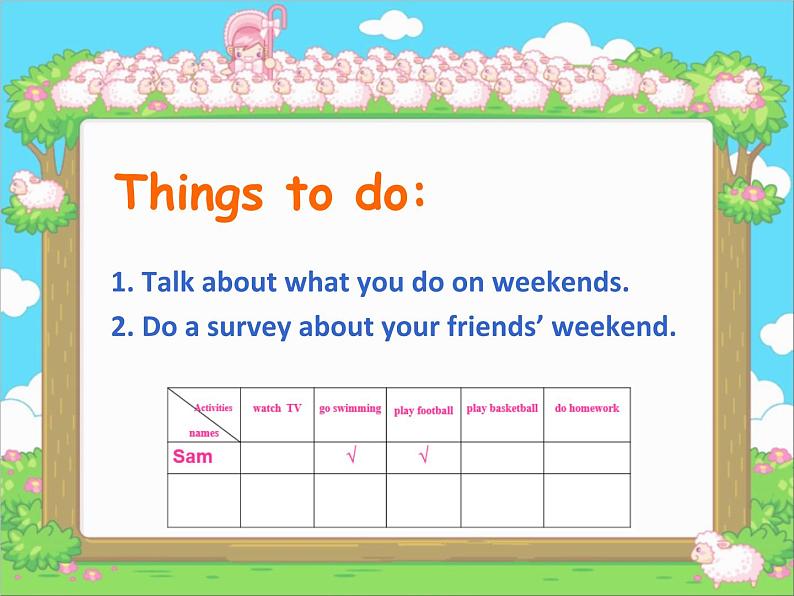 Module 6 《Unit 1 What do you do on Sundays?》课件PPT第2页