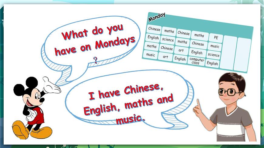 Unit 2 My week PA Let 's learn 課件第7頁