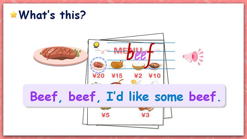 人教PEP版四年级上册 Unit5 Dinner's ready A let's learn 课件+教案+练习+素材07