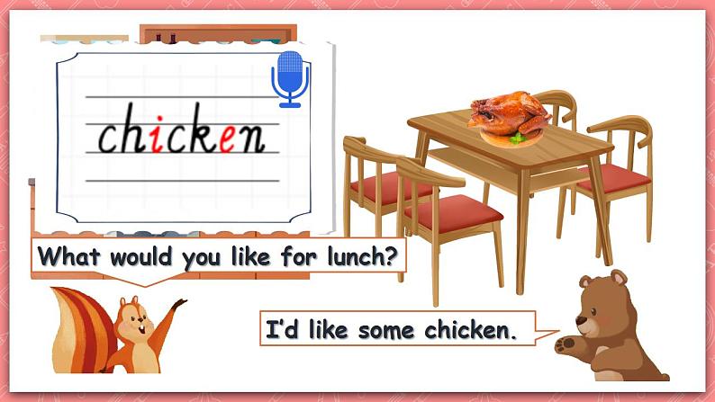 人教PEP版四年级上册 Unit5 Dinner's ready A let's learn 课件+教案+练习+素材08