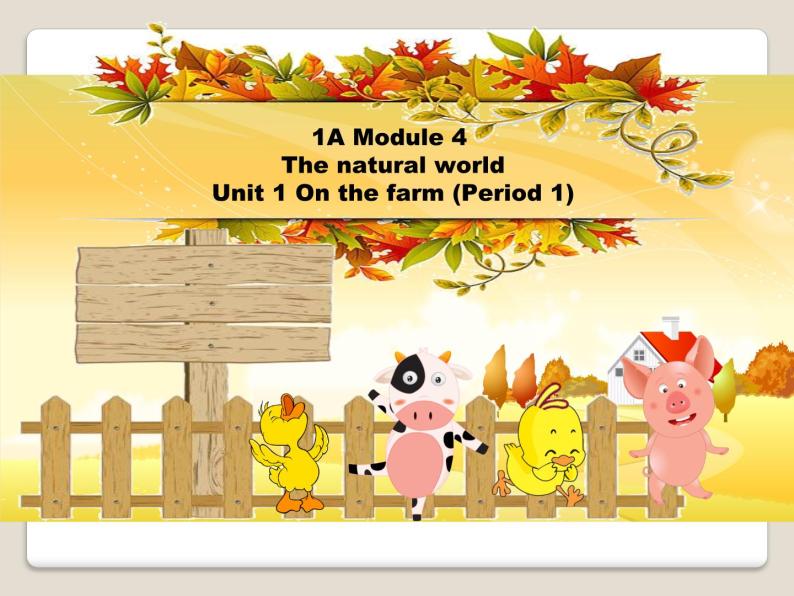 牛津上海版（试用本）小学一年级英语上册  Module 4 Unit 1 On the farm   课件101