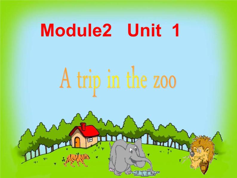 牛津上海版（试用本）小学三年级英语下册 Unit 2 Unit 1 Animals   课件01