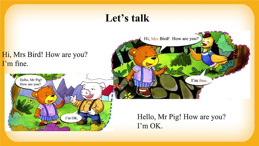 【單元課件】 Lesson 10 How are you？ 科普版英語三上第4頁