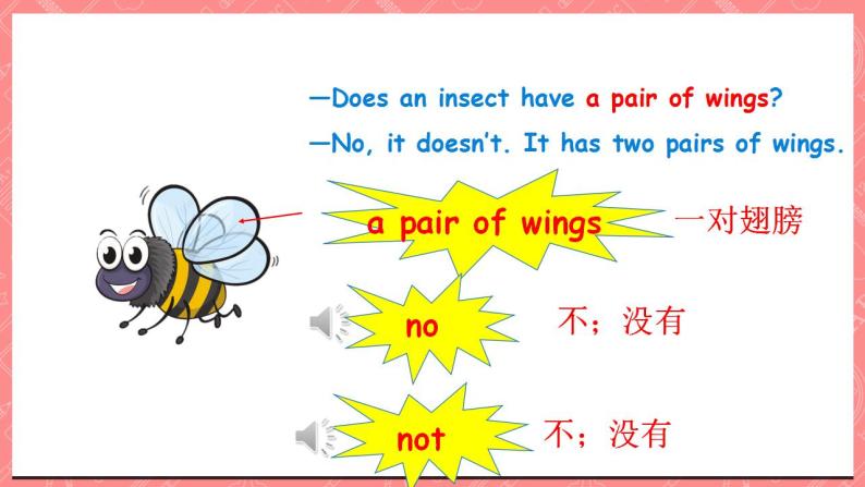 川教版英语五上 Unit 2 Lesson 2 《What's an Insect》 第一课时 课件+教案+习题07