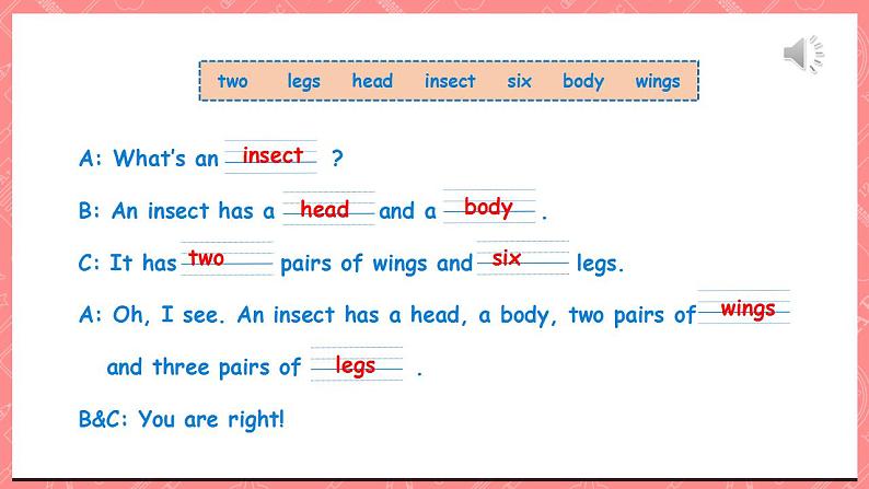 川教版英语五上 Unit 2 Lesson 2 《What's an Insect》 第三课时 课件+教案+习题06