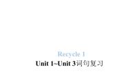 小学英语人教版 (PEP)四年级上册Recycle 1复习ppt课件