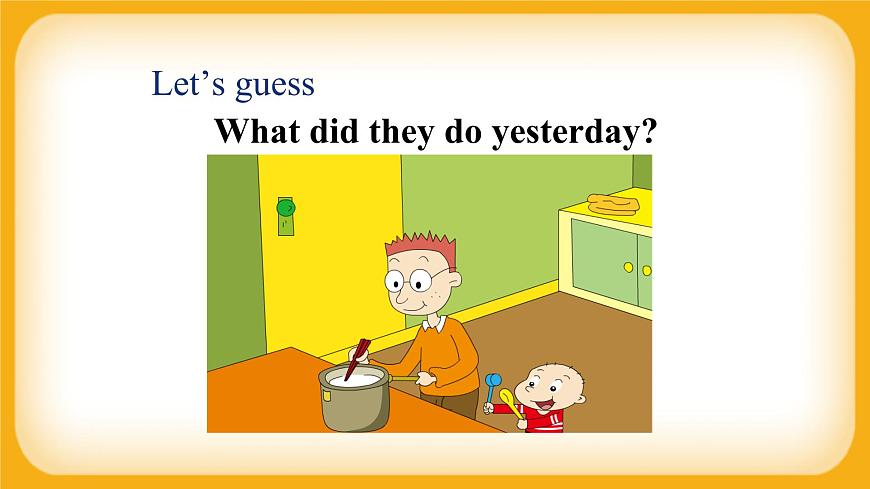 小學(xué)英語(yǔ) 四年級(jí)上冊(cè) Module 2 Unit 2 Amy painted a picture （課件）外研版（一起）第6頁(yè)