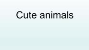 小学英语沪教牛津版(五四制)四年级下册Unit 2 Cute animals课文课件ppt