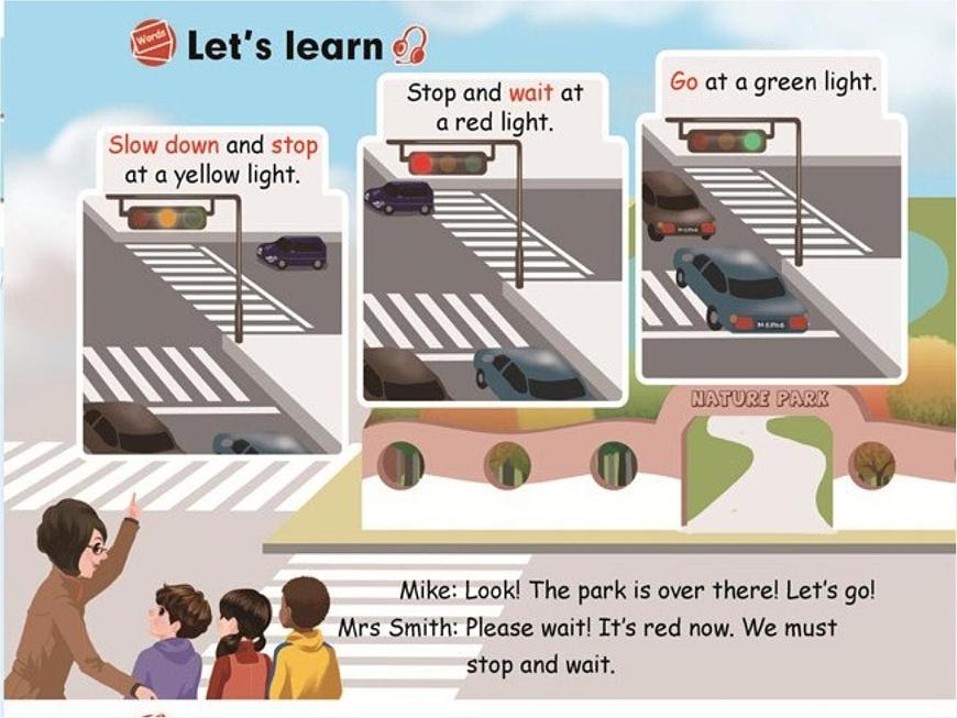 牛津上海版（試用本）小學(xué)五年級英語上冊 Unit 1 Unit 2 My way to school  課件第7頁