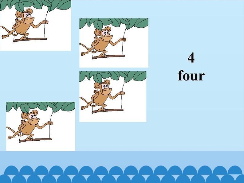 接力版(三年级起点)小学英语三年级上册 Lesson 16 Numbers 1~10 课件06