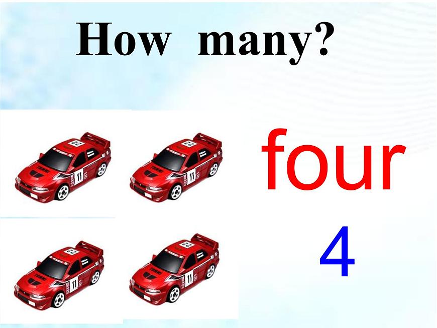 接力版（三年級(jí)起點(diǎn)）小學(xué)英語(yǔ)三年級(jí)上冊(cè)  Lesson 16   Numbers 1~10  課件1第5頁(yè)