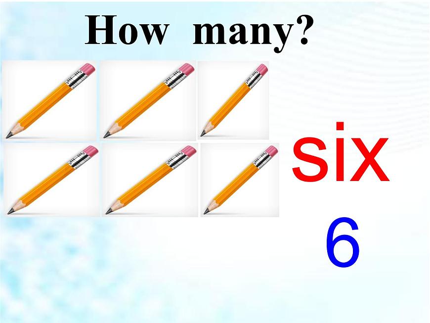 接力版（三年級(jí)起點(diǎn)）小學(xué)英語(yǔ)三年級(jí)上冊(cè)  Lesson 16   Numbers 1~10  課件1第7頁(yè)