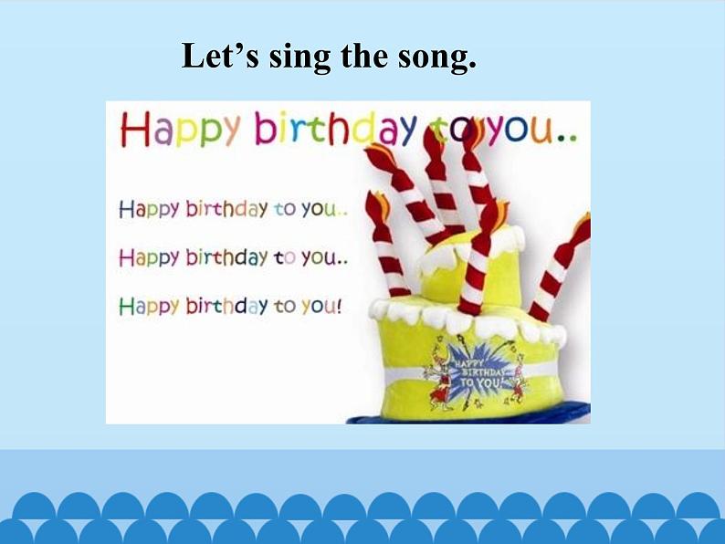 接力版(三年级起点)小学英语三年级下册 Lesson 2 Happy birthday! 课件02