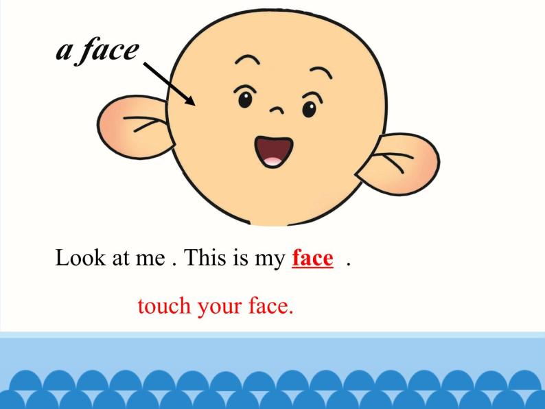 接力版（三年级起点）小学英语三年级下册  Lesson 3   Touch your nose.  课件06