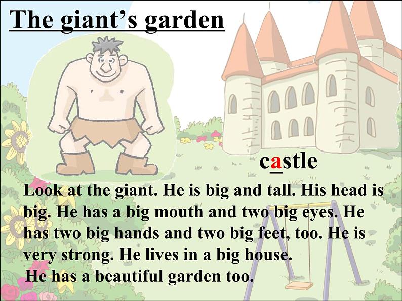 沪教版(六三制三起)小学五年级英语下册 Module 4 Unit 12 The giant 's garden 课件第6页