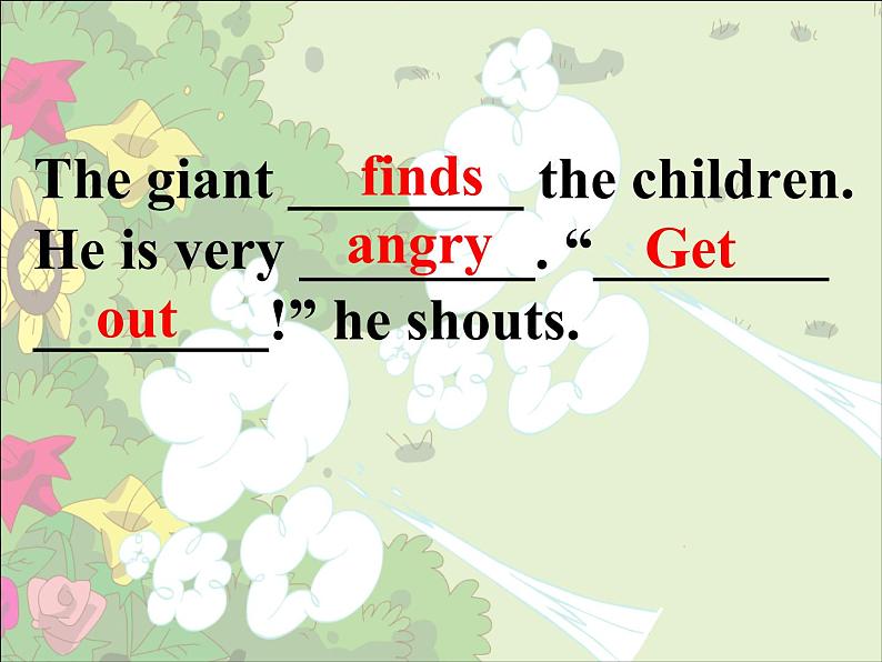 沪教版(六三制三起)小学五年级英语下册 Module 4 Unit 12 The giant 's garden 课件第8页