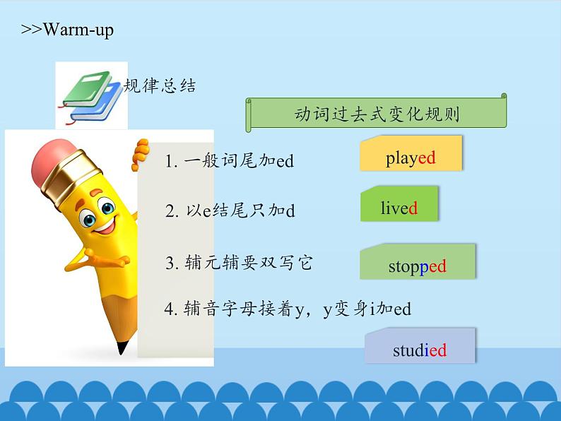 沪教版(六三制三起)小学六年级英语上册 Module 1 Unit 2 My summer holiday 课件2第3页