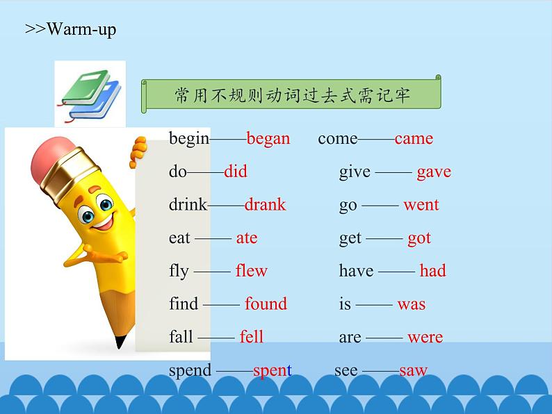 沪教版(六三制三起)小学六年级英语上册 Module 1 Unit 2 My summer holiday 课件2第4页