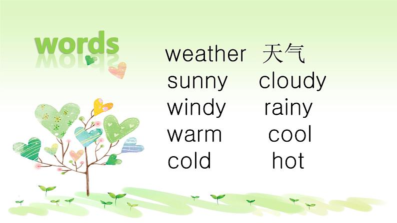 接力版(三年级起点)小学英语四年级上册 Lesson 8 What 's the weather like? 课件2第2页