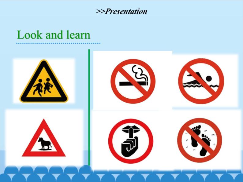 沪教版（六三制三起）小学六年级英语下册 Module 3 Unit  8  Reading signs  课件03