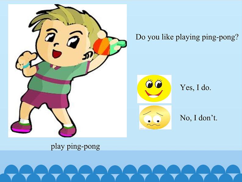 川教版(三年级起点)小学英语四年级上册 Lesson 4 Do You Like Swimming 课件第5页