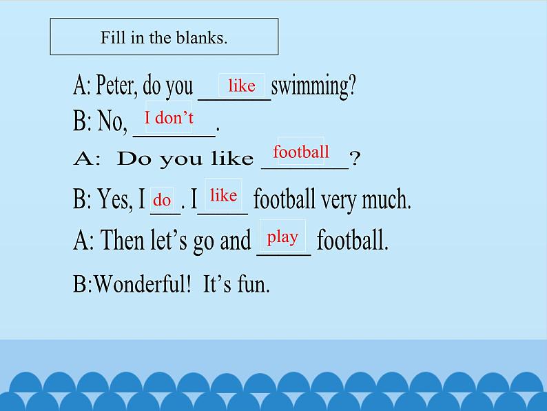 川教版(三年级起点)小学英语四年级上册 Lesson 4 Do You Like Swimming 课件1第3页