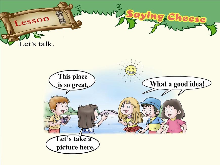 川教版(三年級(jí)起點(diǎn))小學(xué)英語四年級(jí)下冊(cè) Unit 2 Lesson 2 Saying Cheese 課件第8頁