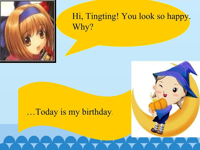 川教版(三年级起点)小学英语四年级下册 Unit 4 Lesson 1 You Look So Happy 课件第3页