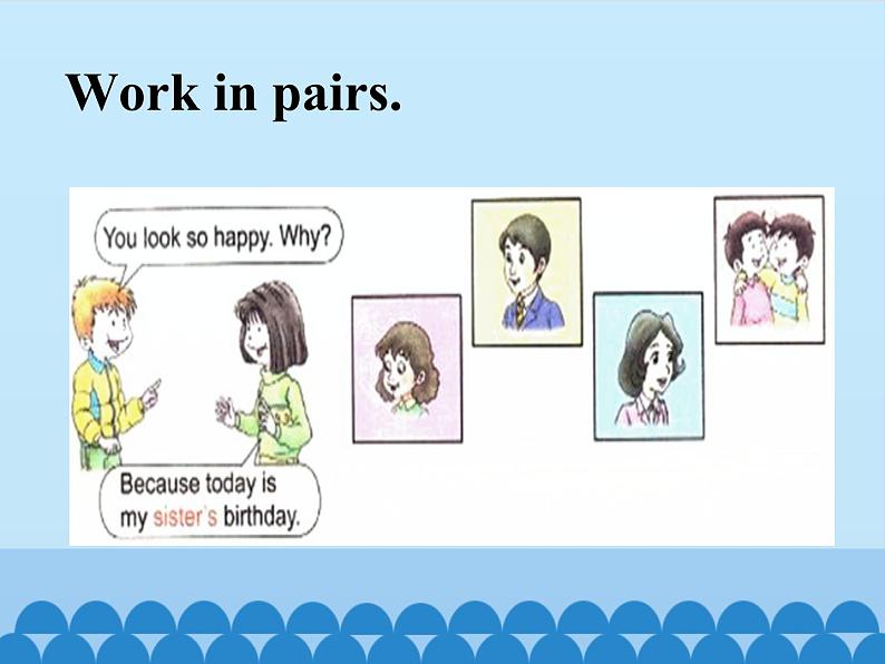川教版(三年级起点)小学英语四年级下册 Unit 4 Lesson 1 You Look So Happy 课件第5页