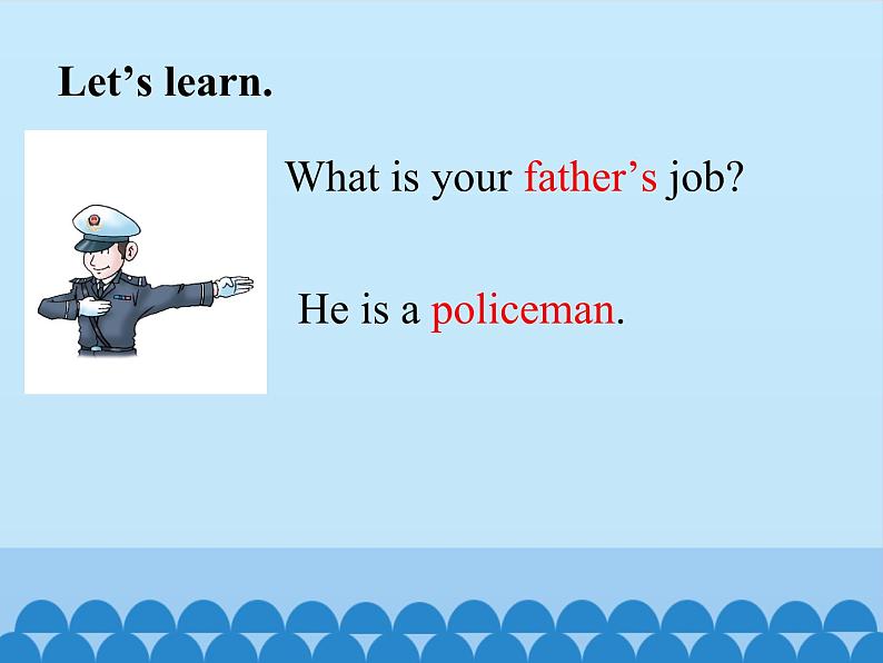 川教版(三年级起点)小学英语五年级上册 Unit 3 Lesson 3 What's Your Father's Job 课件05