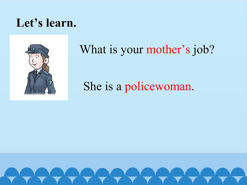 川教版(三年级起点)小学英语五年级上册 Unit 3 Lesson 3 What's Your Father's Job 课件06