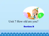 湘鲁版（三年级起点）小学英语三年级上册  Unit 7 How old are you   课件1