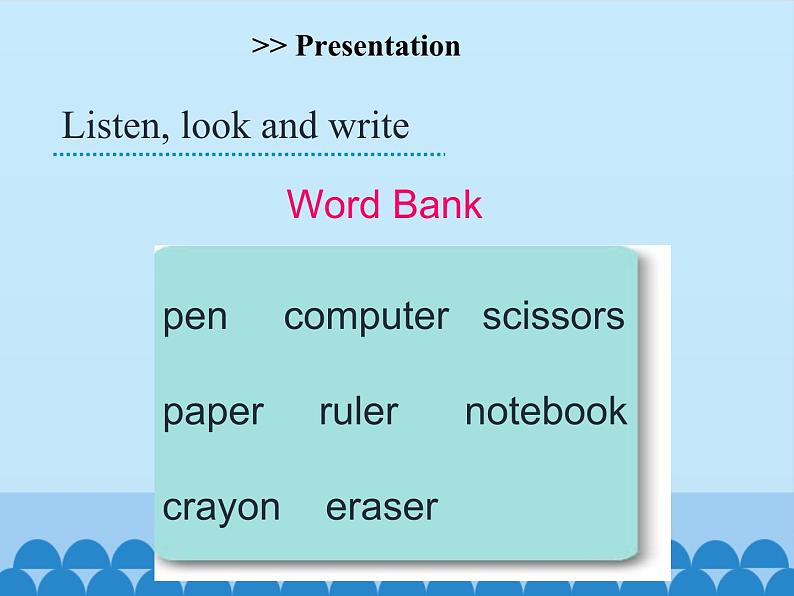 湘鲁版(三年级起点)小学英语四年级上册 Unit 2 May I use your crayon 课件2第5页
