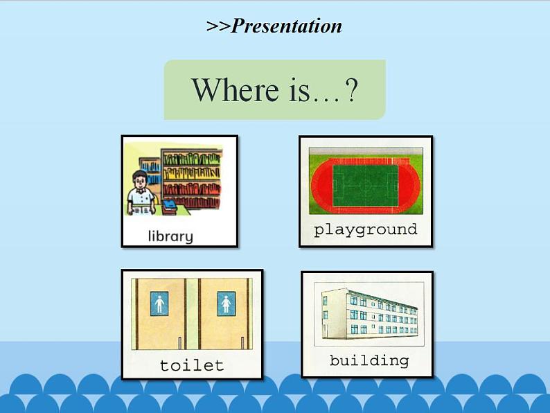 湘鲁版(三年级起点)小学英语五年级上册 Unit 2 Where is the library 课件06