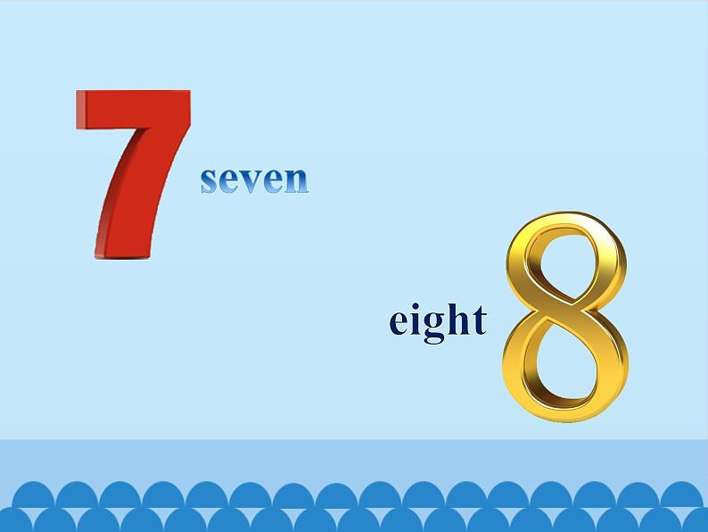 清华大学版小学英语一年级下册 UNIT 1 MY NUMBERS Lesson 4 课件第7页