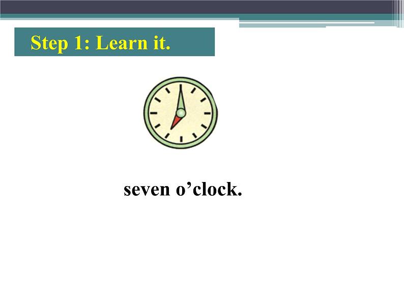 清华大学版小学英语一年级下册 UNIT 2 IN THE MORNING Lesson 9 课件02