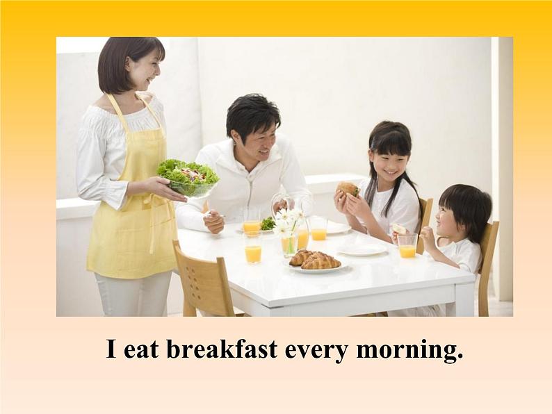清华大学版小学英语一年级下册 UNIT 2 IN THE MORNING Lesson 12 课件05