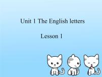 小学英语清华大学版二年级上册Unit 1 The English letters评课ppt课件