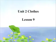 清华大学版小学英语二年级上册  UNIT 2 CLOTHES LESSON 9   课件