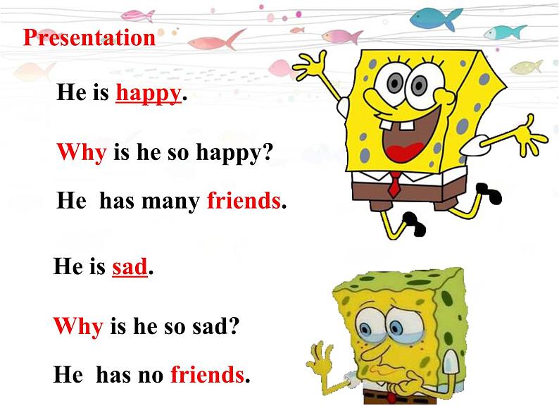 清华大学版小学英语二年级下册 UNIT 2 FEELINGS LESSON 8 课件06