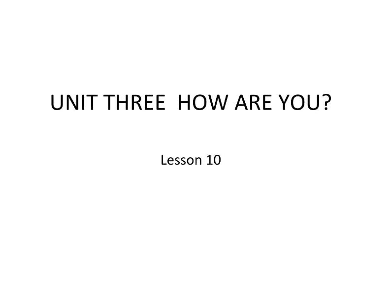 北京版小学一年级英语上册 UNIT THREE Lesson 10 课件101