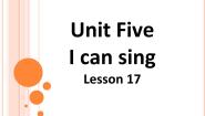 北京版一年级上册Lesson 17教学ppt课件
