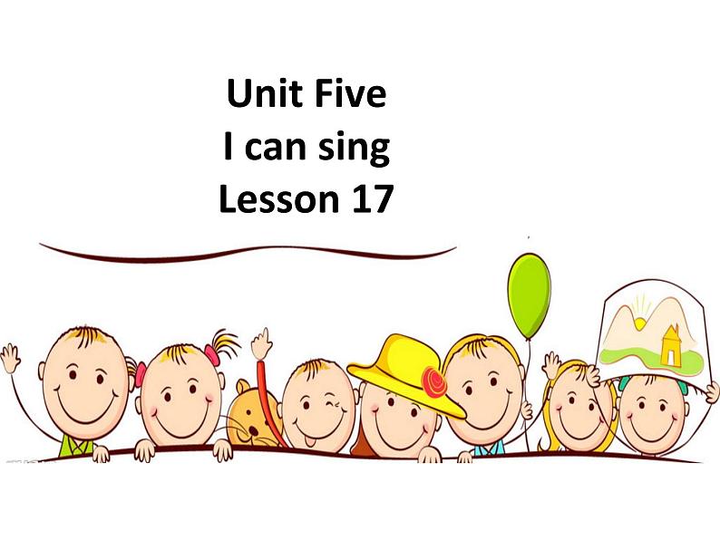 北京版小学一年级英语上册 UNIT FIVE I CAN SING-Lesson 17 课件201
