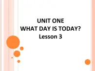 北京版小学二年级英语上册  UNIT ONE  Lesson 3   课件1