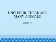 北京版小学二年级英语上册  Unit Four  Lesson 15   课件