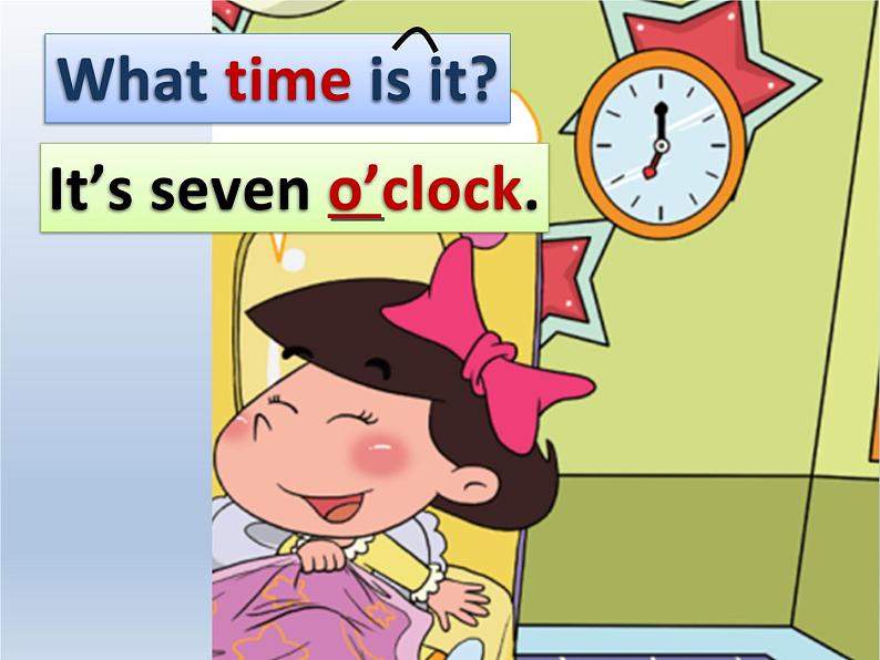 北京版小学二年级英语下册 UNIT ONE WHAT TIME IS IT?-Lesson 1 课件203